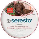 Coleira antipulga Seresto acima de 8kg. - Bayer