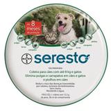 Coleira Antipulgas Seresto Bayer Cães E Gatos Até 8kg - Bayer saúde animal