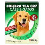 Coleira Contra Pulgas e Carrapatos TEA 327 Cães Grandes König 38g c/ 57cm - Konig