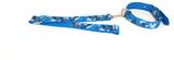 Coleira E Guia Com Argola 40 Mm Azul Tamanho Nº.6 - Nica pet