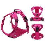Coleira para cachorro de médio porte Tórax 69-81 cm Rosa - Truelove