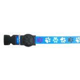 Coleira para Cachorro Pegadas com Plaquinha - Waypet
