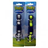 Coleira para Caes - AKP2717 - 55 cm - Refletiva - Rosa - Pets paradise