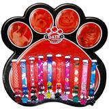 Coleira para gato elastica 4 patas com pingente patinha - Marca