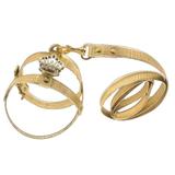 Coleira Peitoral c/ Guia para Cães Princess Bicho com Luxo