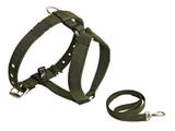 Coleira Peitoral Cachorro + Guia Militar Em Nylon N.1 - Amf pet