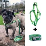 Coleira peitoral e Guia com trava - BIKE - TAM G - Walkiedog