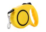Coleira Retratil 3 Mts Pets Passeio Cachorros Guia Amarela - Mastercoisas