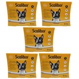 Coleira Scalibor Antipulgas Cães Peq e Med Porte até 20kg KIT 5 unid MSD