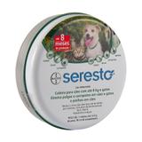 Coleira Seresto Bayer até 8kg Anti pulgas e carrapatos Cachorro e Gato