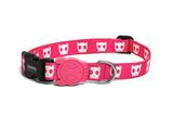 Coleira Zee Dog - Estampa Pink Skull - Tamanho PP