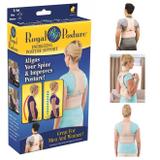 Colete corretor postural magnetico cinta para postura unissex - Faça resolva