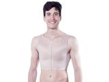 Colete Modelador Regata com Extensor Masculino para Ginecomastia Chocolate DC026 Doron