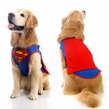 Colete Super Homem Simples - Sula Pet - Liga Justiça - Liga da justiça