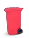 Coletor de lixo 240L, C240VM Vermelho - Bralimpia