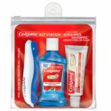 Colgate Kit Viagem Creme 30g + Enxaguante 60ml + Escova