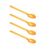 Colher Acrílica para Brigadeiro PICCOLO Laranja 100 unidades - Plastilânia