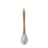Colher bambu e silicone marmorizada - yoi