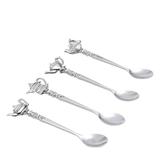 Colher de Chá Bules Inox 4PÇS - 31107 - Lyor