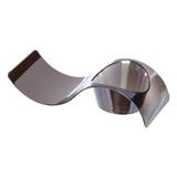 Colher de Plástico Descartável Finger Prata com 10 Unidades Silver Plastic