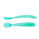 Colher de Silicone 6M+ Macia BOY Chicco 682821 2 Unidades