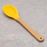 Colher De Silicone Amarela - Nativus