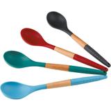 Colher de Silicone com Cabo de Madeira Casa do Chef Sortida