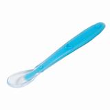 Colher de Silicone para Bebê Azul Buba Baby