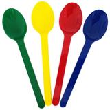 Colher Descartável Sobremesa Colorida Plastilânila 50 Unidades - Plastilânia