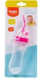 Colher Dosadora Papinha De Silicone Para Bebês ROSA - BUBA