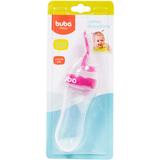 Colher Dosadora Rosa Buba Em Silicone Para Refeiçao Do Bebê