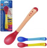 Colher infantil termossensivel colors 13,5cm na cartela - Western