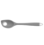 Colher para Arroz Perfurada em Nylon com Acabamento Em Silicone Matiz Tramontina - Cinza / 27 Cm