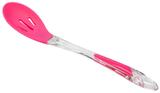 Colher Para Servir Vazada De Silicone E Acrilico Rosa - Next
