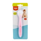 Colher Silicone Baby Rosa - Buba