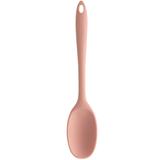 Colher Silicone Utensílio De Cozinha Arroz Fritar Mexer Ou Rosa