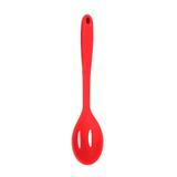 Colher Vazada Silicone Vermelha - Clink