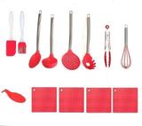 Colheres De Silicone E Utensílios Cozinha 13 Pç - Clink