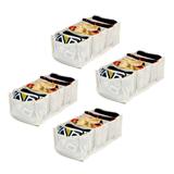Colmeia Organizadora de Biquinis, Tops, Sungas, Body Bebê Branco - 4 peças - Vb home