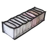 Colméia Organizadora de Gavetas Transparente com Viés Preto 11 Nichos - Vb home