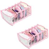 Colmeia Organizadora para Biquinis Sungas Boby Bebê Transp Rosa 2 peças - Vb home