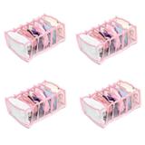 Colmeia Organizadora para Biquinis Sungas Bodys BebêTransp Rosa 4 peças - Vb home