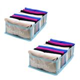 Colmeia Organizadora Para Camisetas - Azul 2 Peças - Vb home