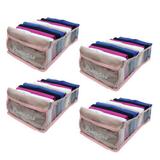 Colmeia Organizadora Para Camisetas - Rosa 4 Peças - Vb home
