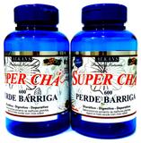 Combo 2 potes de Super Chá Seca Barriga - 120 cápsulas 600mg - Alkans