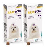 Combo 2 Unidades Antipulgas E Carrapatos Bravecto Para Cães De 2 A 4,5Kg - Msd