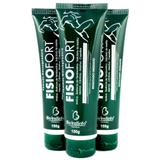 Combo 3 Pomadas Massageadora Fisiofort de 150g (Verde) - Bio instinto