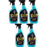 Combo 5 Limpa Vidros Spray gatilho Sanol V8 500ml - Muito mais Nitidez