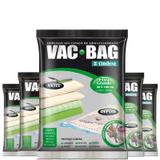 Combo: 5 Saco A Vácuo Protetor Vac Bag 80 X 100 Ordene Extra