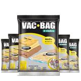 Combo: 5 Sacos A Vácuo Protetor Vac Bag 45 X 65 Ordene Médio